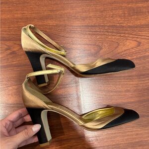 J. Crew Hayden Satin Ankle Strap Heels